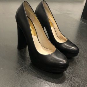 Michael Kors Black Leather Heel